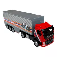 Caminhão Volvo Container Luz E Som California Toys