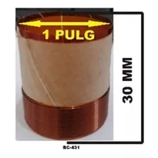 Bobina Kapton 1 PuLG 4 Ohms Compatible Pioner 30 Mm Alto 2c