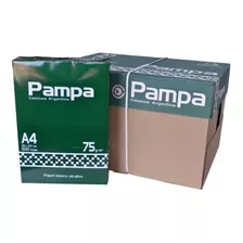 Resma A4 Pampa 500 Hojas 75gr Papel Blanco X 10unid