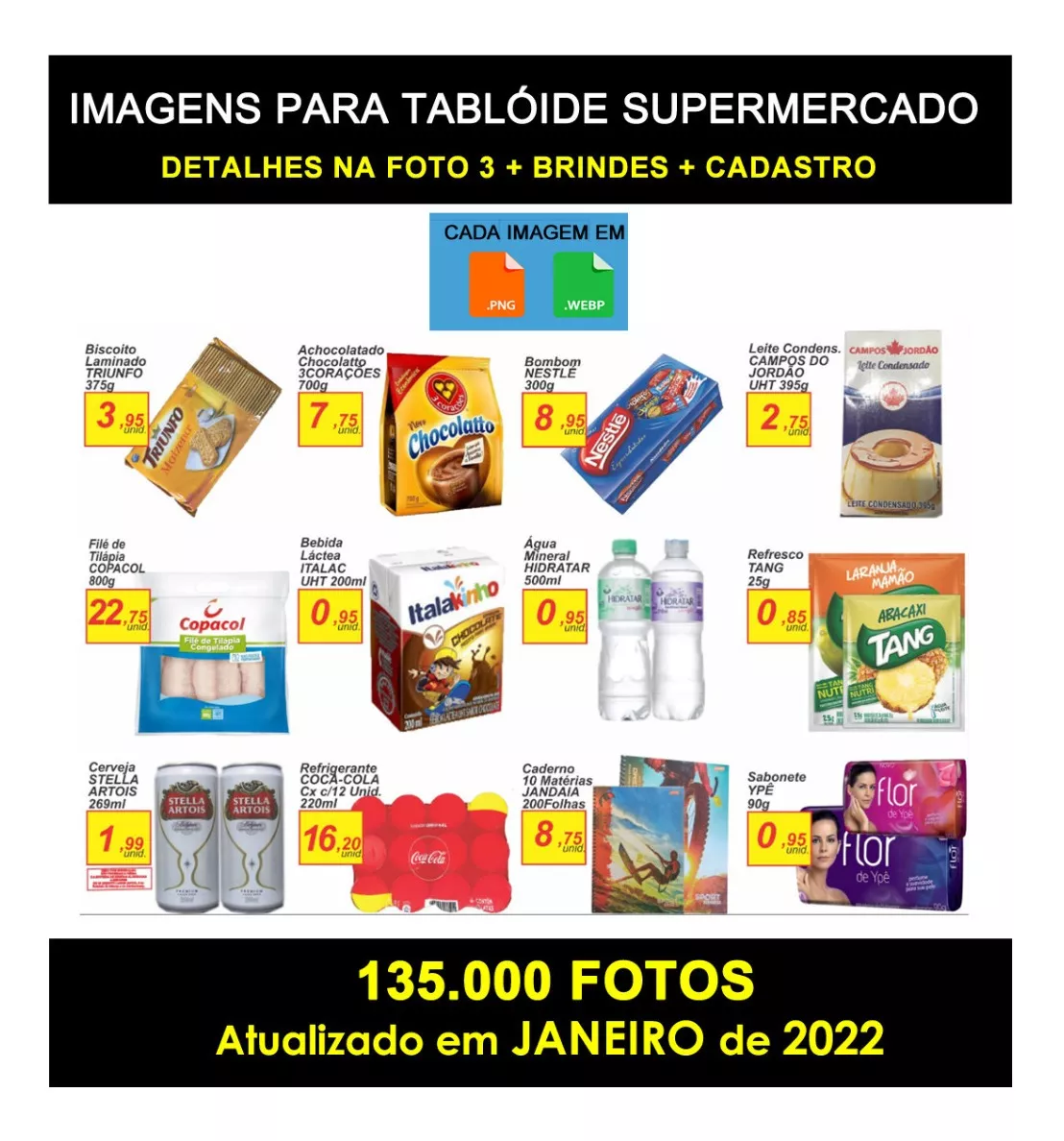 Banco De Imagens Para Tablóide De Supermercado 135mil Brinde
