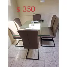 Juego Comedor 6 Plazas