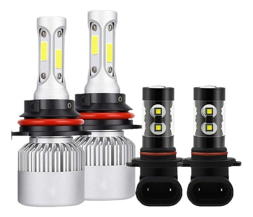 Nuevo Kit De Faros Led De 8000 Lm De Haz Alto Y Bajo/niebla Ford Econoline Wagon