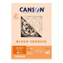 Papel Manteiga Croquis A4 Bl 50 Canson 40g