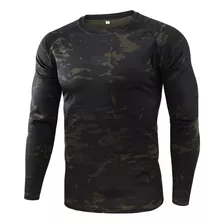 Camisa De Hombre Para Escalada Táctica De Cazador Camuflada