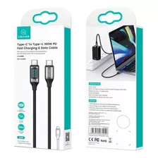 Cable Usb C A Usb C Carga Rápida Usams Sj558 2m C/lcd100 W