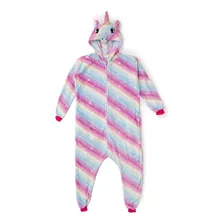 Pijama Unicornio Entero Estrella Multicolor Invierno Adulto