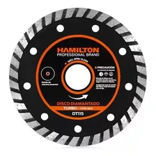 Disco Diamantado Turbo 115mm 4.5¨ Hamilton Marmol Hormigon Color Negro