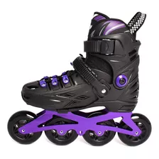 Patines Semiprofesionales Golty Skate Max Negro/morado