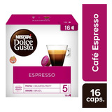 CafÃ© En CÃ¡psulas Dolce Gusto Espresso X 16 Un