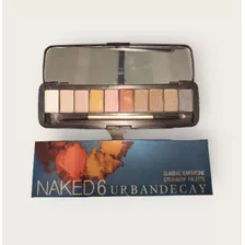 Paleta Naked6 - Classic Earthtone De Urban Decay - Importada