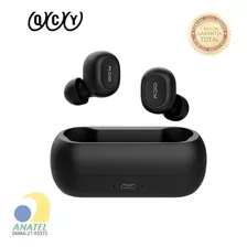 Fone De Ouvido Bluetooth 5.0 5.1 Qcy T1c Preto C/ Case