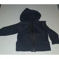 Campera Pioppa Algodon Capucha Talle 3 Meses Nene