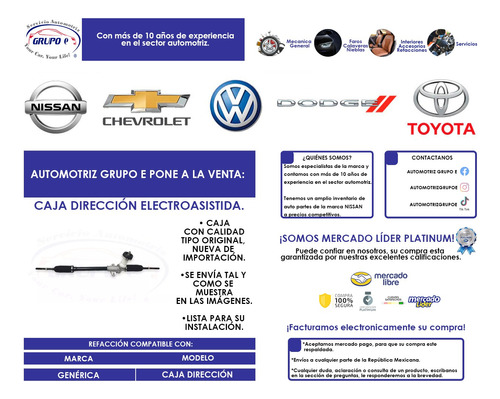 Caja Direccin Electroasistida Kia Rio 2016 2017 Nueva   Foto 8