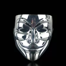 Mascara Plateada Cosplay Careta Vendetta Personaje Anonymous