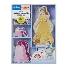 Melissa Y Doug Disney Belle Magnetica Dressup Muñeco De Made