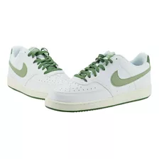 Nike Court Vision Low Blancas Con Verde