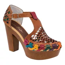 Zapatilla Mujer Mora Tierra Camel 902-185