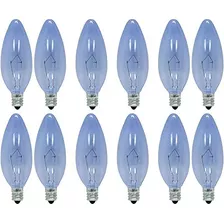 Ge 48701  12 40-watt Reveal Blunt Tip B10, 12-pack