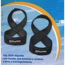 Strap G8 Fita Garra Academia Musculação Luva Treino Gancho Cor Preto