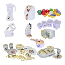 Kit Cozinha Princesa Air Fryer Fogão Cooktop Microondas 35pç