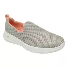 Tenis Skechers Go Walk Joy Sapatilha Cinza/coral 15600