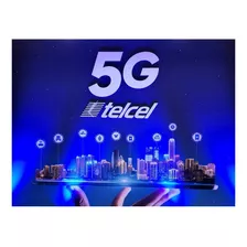 Chip Telcel 5g Lada 55 Cdmx 55 Incluye Recarga De $100 