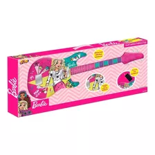 Brinquedo Guitarra Fabulosa Mp3 Player Barbie Fun 80069