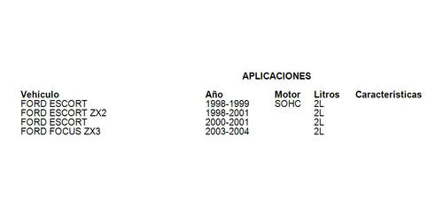 Tensor Polea De Accesorios Ford Zx2 Escort 1998 2.0l Ina Foto 2