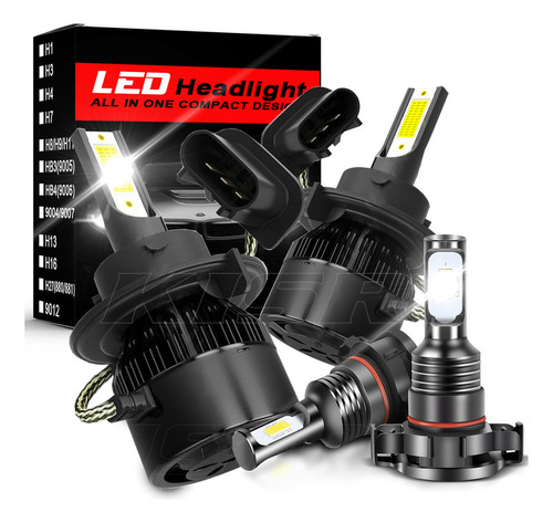 Kit De Bombillas Antiniebla Led Gmc Yukon Denali Para Faros