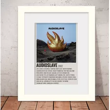 Quadro Banda Audioslave Rock 56x46cm Vidro + Paspatur W0208