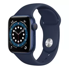 Apple Watch Series 6 (gps) - Caja De Aluminio Azul De 40 Mm - Correa Deportiva Azul Marino Intenso