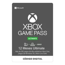 Xbox Game Pass Ultimate 12 Meses [ Codigo Digital México ]
