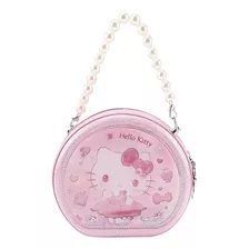 Bolsa Bandolera Hello Kitty Rosa Sanrio Vestido Glitter 