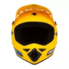 Capacete Para Moto Off Road Pro Tork Liberty Mx Pro Amarelo Solid Tamanho 60 