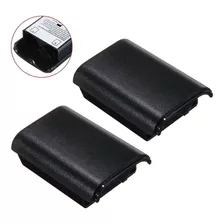 2x Suporte Caixinha Case Preto Pilha Controle Para Xbox 360