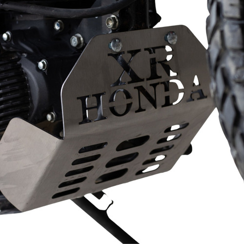 Skid Plate / Pechera / Cubre Crter Honda Xr 190l Acero Inox Foto 6