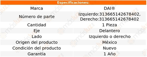 (1) Base Amortiguador Del Izq O Der Fiat Uno 13/20 Dai Foto 2