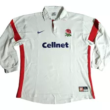 Camiseta Vintage Rugby Inglaterra 1998/99, Nike, Talla Xl