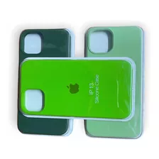 Silicone Case Para iPhone 13 Original Afelpada Por Dentro