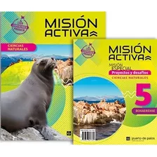 Ciencias Naturales 5 - Mision Activa - Bonaerense, De Vv. Aa.. Editorial Puerto De Palos, Tapa Blanda En Español