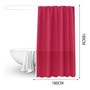 Tercera imagen para búsqueda de cortina de baño 100 impermeable 12 ganchos argollas