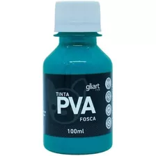 Tinta Pva Fosca Gliart 100ml Cor Azul Caribe