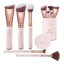 Juego De Brochas De Contorno Facial Profesional Kit De Escu