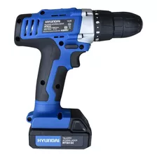 Taladro Atornillador Inalambrico 1000 Rpm Hyundai Color Azul Frecuencia 60 Hz