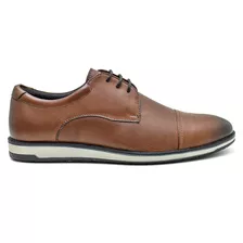 Sapato Masculino Couro Oxford Casual Moderno Confortável 