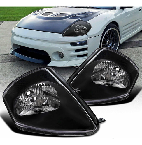 Faros Mitsubishi Eclipse 2000 2001 2002 2003 2004 2005 Par Foto 3