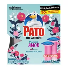 Detergente Sanitário Pato Gel Primeiro Amor 38g 2 Refil