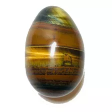 Olho De Tigre Yoni Egg (ovo Yoni ) Sem Furo Pedra Natural