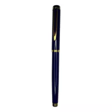 Caneta Waterman Ideal Gentleman Blue Lacquer And Gold