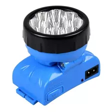 2 Lanterna De Cabeça 12 Leds Recarregável Dp 781b Caça Pesca